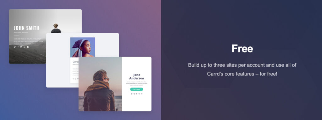 Carrd Free Plan