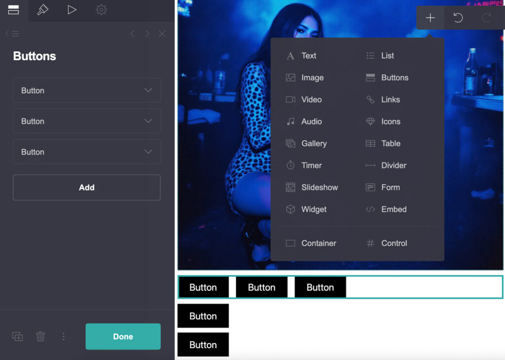 How to Use Carrd – Buttons