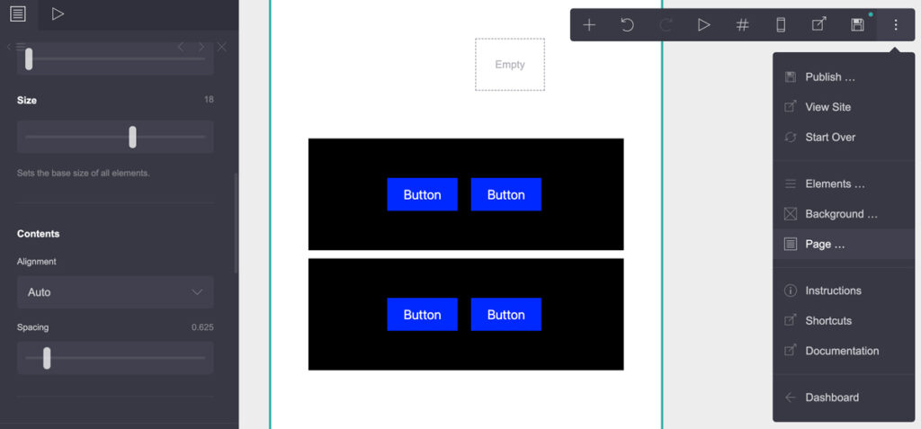 Remove the space between Carrd containers