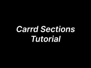Carrd Sections: How to Add, Link & Use Sections in Carrd