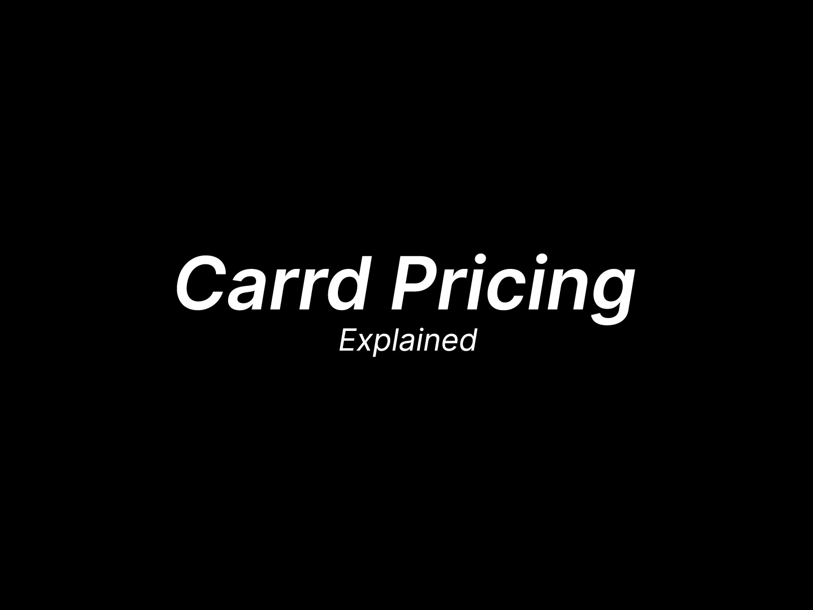 Carrd Pricing