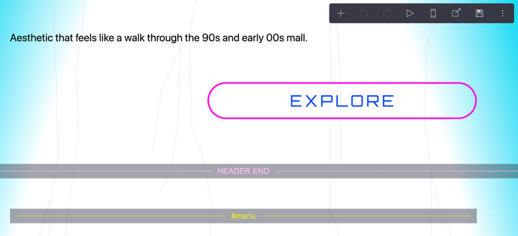 Carrd Sections – Header Marker and Scroll Point Section
