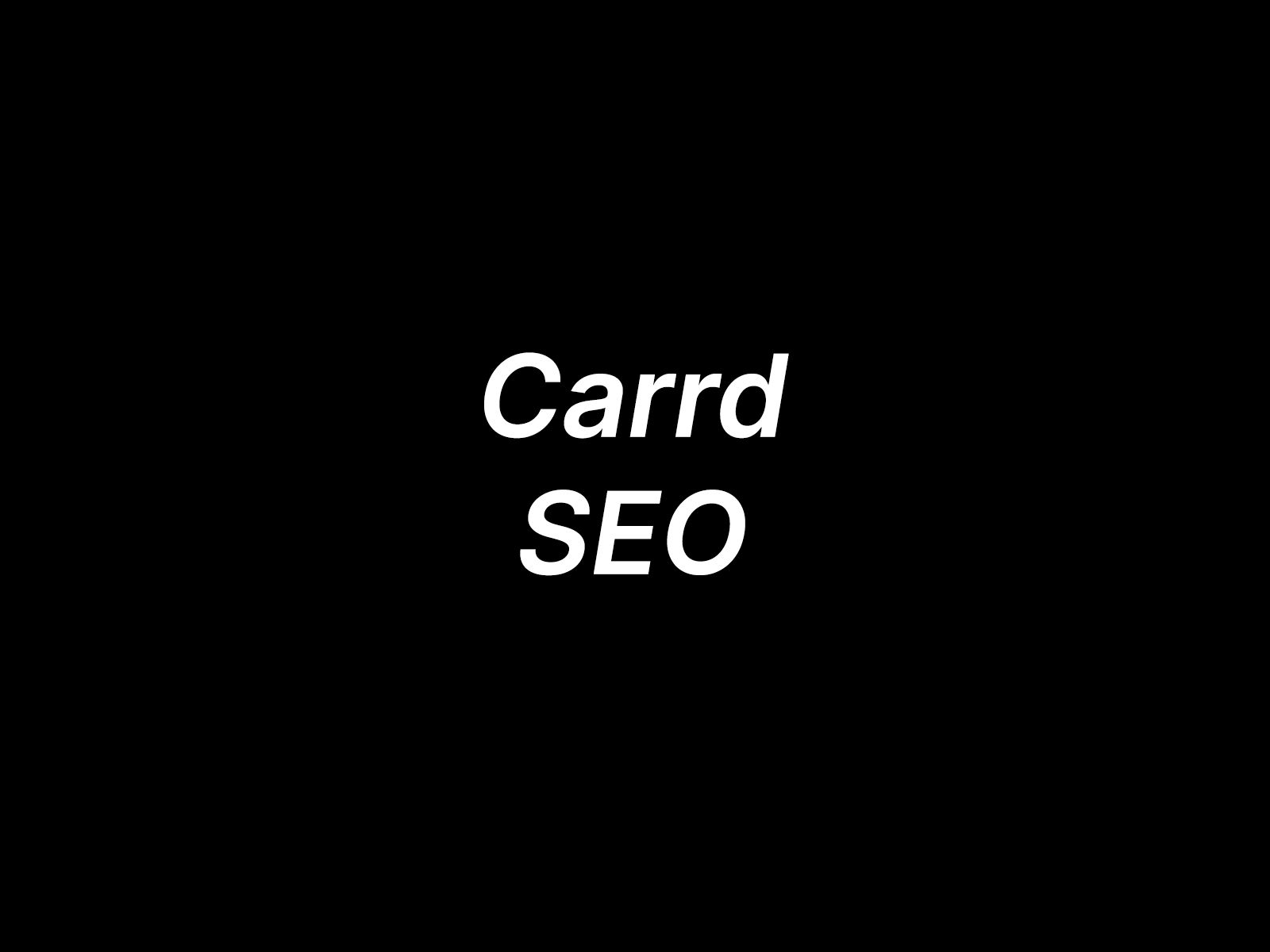 Carrd SEO