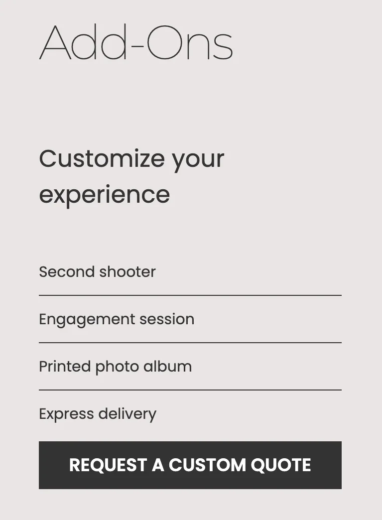 Website Elements - CTA