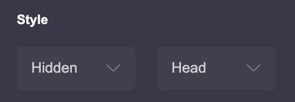 Carrd Embed Element Style