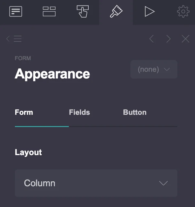 Customize the Form Design