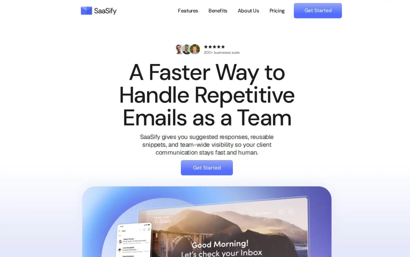 SaaS Website Template by Kostas